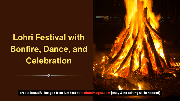 Lohri 2025: Festival of Fire, Harvest, and Joy with Wishes and Captions