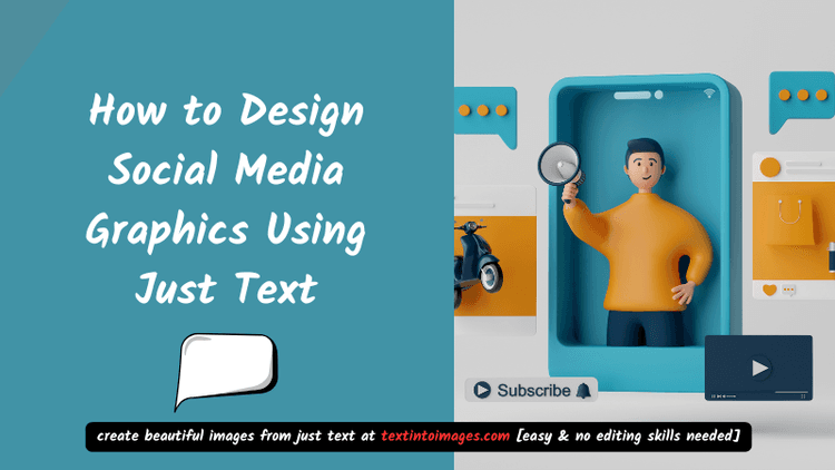  How to Design Social Media Graphics Using Just Text: Tips, Captions, and Tools