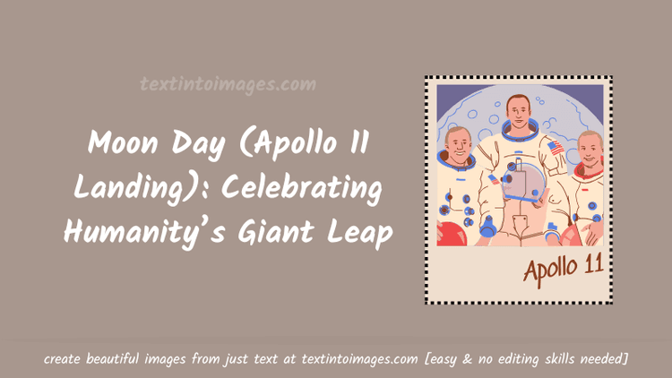 Moon Day Apollo 11 Landing: Captions, Quotes, and Celebration
